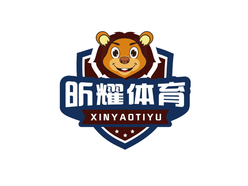 狮子头像运动品牌logo设计