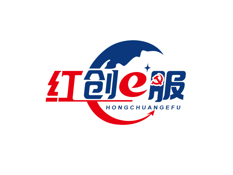 红色创服logo设计