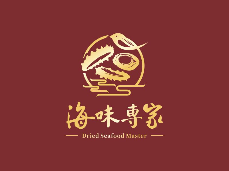 海鲜干货大师logo设计