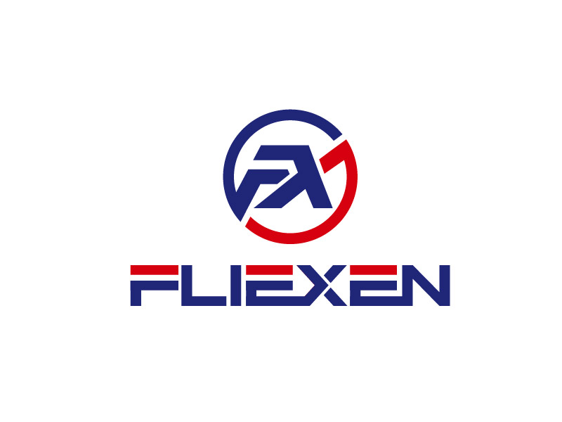 简洁现代的Fliexen品牌logo设计