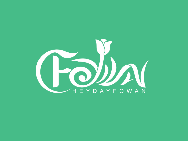 清新自然的logo设计:Folia花卉艺术风格