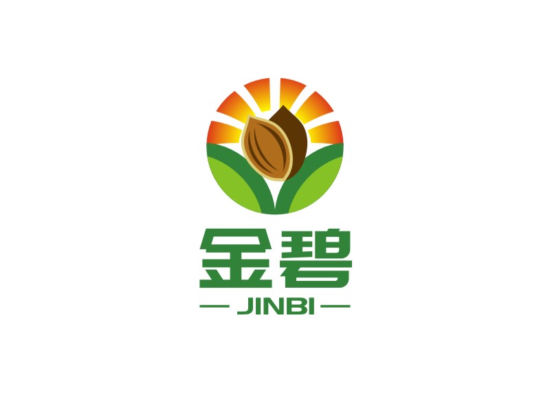 金碧logo设计:绿色生态与自然元素的完美结合