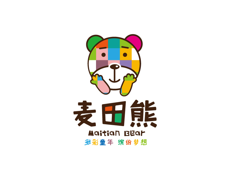 麦田熊熊logo设计:童趣与创意的完美结合