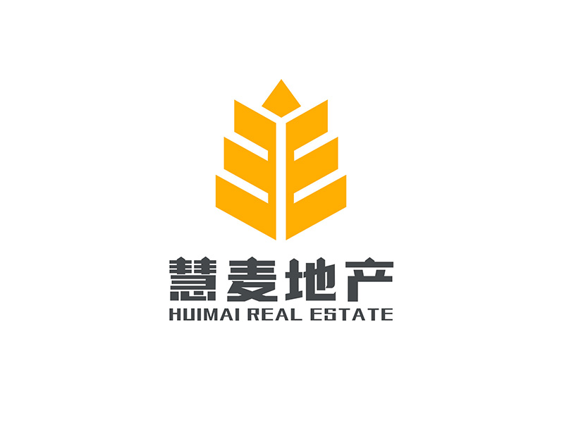 慧麦麦地产logo设计:现代与稳重的完美结合