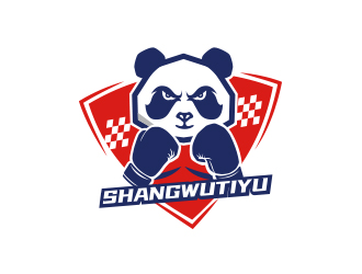 创意熊猫标志设计:彰显力量与趣味的logo设计