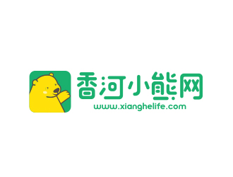 香河小熊网logo设计:清新活泼的视觉体验