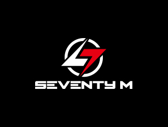 简约科技风的SEVENTY M Logo设计