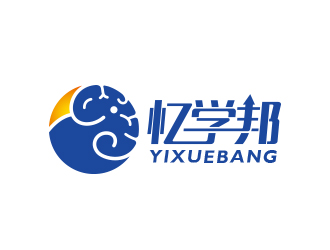 忆学邦logo设计:教育科技与创新的视觉呈现