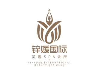 锌媛国际国际:简约优雅的logo设计