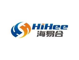 海易易合logo设计:现代科技与海洋元素的完美融合