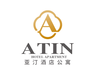 亚汀酒店公寓logo设计:奢华与现代的完美融合