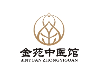 金苑中医馆logo设计:传统与现代的完美融合