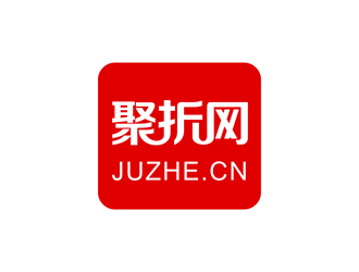 聚折网logo设计:简洁大气的电商品牌标识
