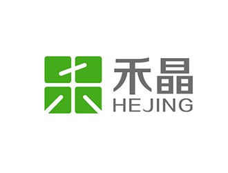 禾晶晶logo设计:绿色生态与现代科技的完美结合