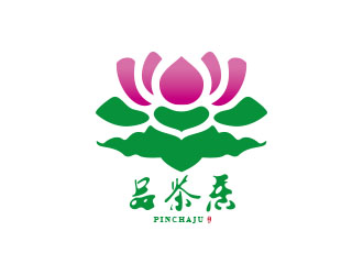 品茶居logo设计:清新自然的茶文化品牌标识
