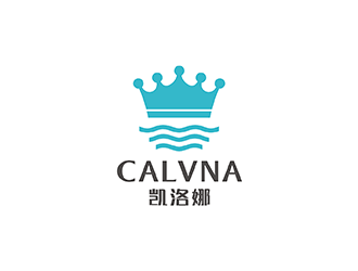 凯洛娜logo设计:皇冠与波浪元素的优雅结合