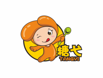 创意可爱的'糖弋弋'logo设计