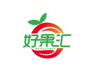 创意水果主题logo设计,清新自然风格