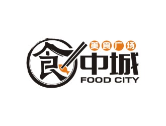 美食广场logo设计:现代与传统融合的视觉呈现