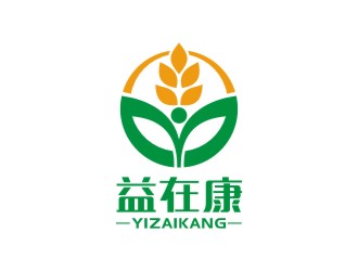 益在康logo设计:绿色健康与自然和谐的视觉表达