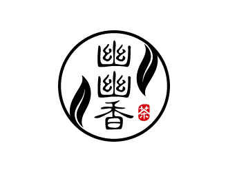幽香茶logo设计:传统与自然的完美融合