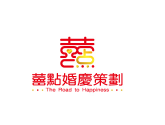 简约优雅的'薑点婚慶策劃'logo设计