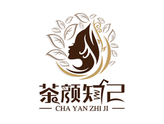 茶颜知己:优雅茶文化与自然美学的logo设计