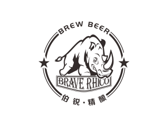 伯锐精酿啤酒logo设计