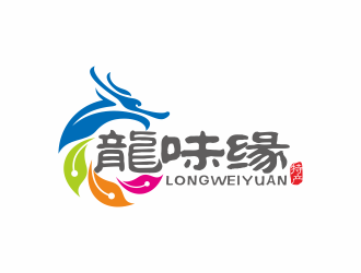 龙味缘logo设计:传统与现代的完美融合