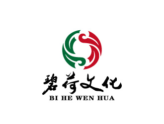碧荷文化logo设计:传统与现代的完美融合