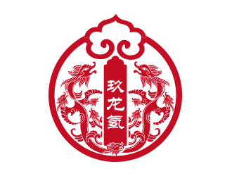 传统风格的logo设计:玖龙氢标志