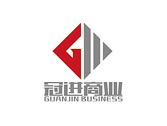 冠进商业logo设计:现代与稳重的完美结合