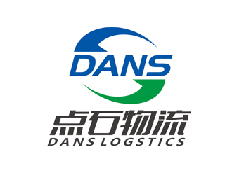 点石物流logo设计:简约现代与行业特色的完美结合