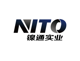镍通通实业logo设计:现代科技与工业风的完美融合