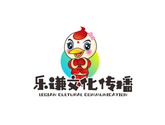 乐谦文化传播logo设计:童趣与文化融合的艺术