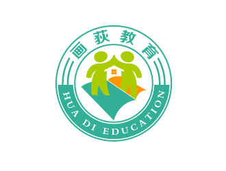 创意教育品牌logo设计:绿色与活力的象征