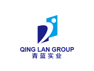 青蓝实业集团logo设计:现代与科技的完美融合