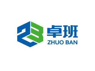卓班班logo设计:简约现代与科技感的完美结合