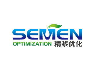 精浆优化logo设计:绿色科技与现代感的完美结合