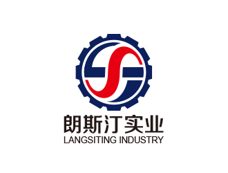 朗斯汀实业logo设计:工业风与现代感的完美结合