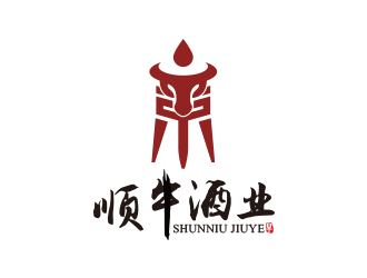 顺牛酒业logo设计:传统与现代的完美融合