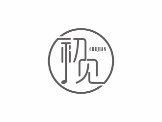 简约雅致的'视见'logo设计