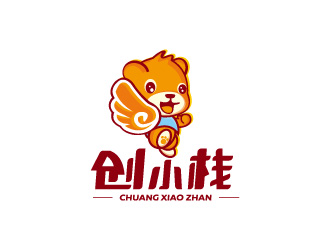 创意童趣:创小栈logo设计