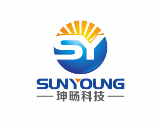 坤旸科技logo设计:现代科技与活力象征