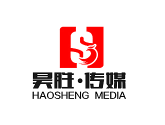 昊胜传媒logo设计:简约与创新的完美结合