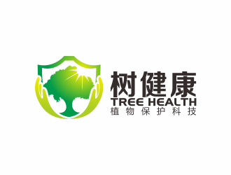 树健康健康logo设计:绿色生态与植物保护的完美结合