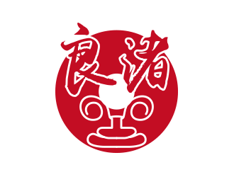 简约大气的'银浦'logo设计