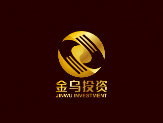 金乌投资logo设计:金色与黑色的金融力量