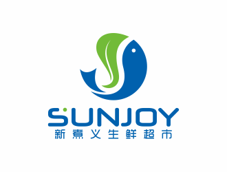 新素食生鲜超市logo设计