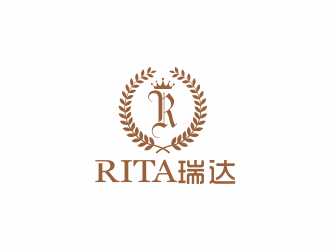 优雅奢华的RITA瑞达达logo设计